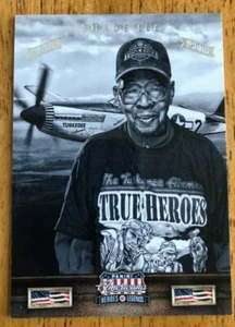 2012 Panini Americana Heros & Legends Shade Lee Tuskegee Airmen Proof #’d to 50 - Picture 1 of 2