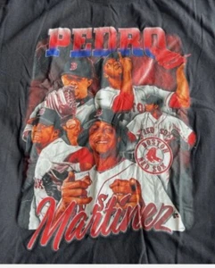 New Pedro Martinez Red Sox SGA Graphic T Shirt Tee Size M 5/2/23 HOF - Picture 1 of 2