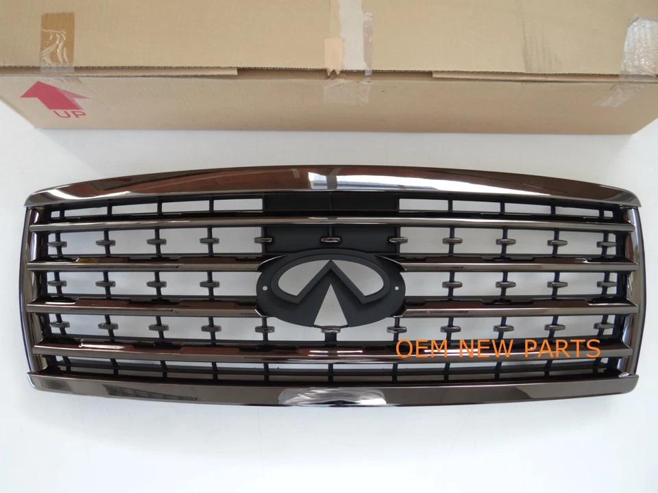 2007-2010 Infiniti QX56 QX 56 Front Grill Grille DARK CHROME NEW 62310ZQ50A - Изображение 1 из 4