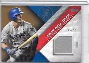 Camiseta usada Cody Bellinger 2018 Topps Major League Materials #/50 - Imagen 1 de 1