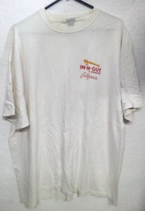 VTG 1999 IN N OUT BURGER DRIVE IN PROMO T SHIRT GENTLY WORN MENS XXL BATCH L - Picture 1 of 4