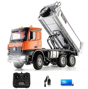 HUINA 1598 2.4G 1/14 Dump 6×6 Engineering Transport Vehicle Tipper Battery Toys - Picture 1 of 16