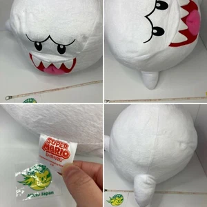 Super Mario Bros. Boo Bean Bag Boo Ghost 30cm Plush Doll Stuffed Game - Picture 1 of 10