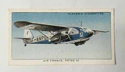 1936 John Player's International Air Liners 14 Air France Potez 62 - Image 1 of 2