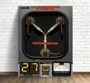 Back to the Future Flux Capacitor Vinyl Poster 12x16" Unframed Wall Art - Picture 1 of 4