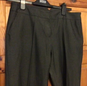 Linea dark grey trousers, size 12, 60%viscose/36% polyester/ elastane - Picture 1 of 7