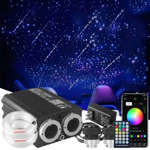 1200pc Car Headliner Meteor Starry Light Set Twinkle Ceiling Lights Fiber Optic - Foto 1 di 18