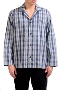 Hugo Boss "Pyjama1" Men's Multi-Color Plaid Long Sleeve Pajama Shirt US M IT 50