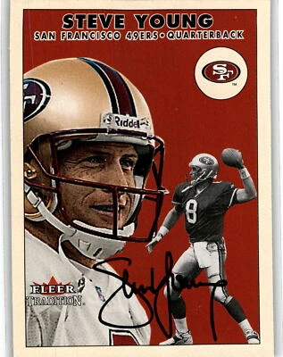 2000 Fleer Tradition #169 Steve Young - Image 1 of 2