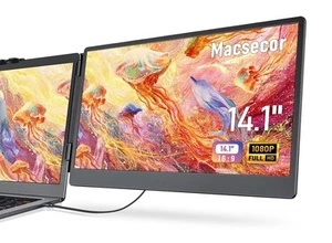 14.1'' Laptop Screen Extender, 1080P FHD Portable Monitor for Laptop USB C HD... - Picture 1 of 8