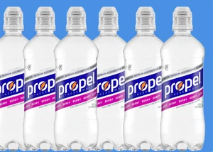 💪 Propel Zero Berry–Electrolyte Water with Zero Sugar (6-Pack, 20 fl oz Bottle) - Picture 1 of 5