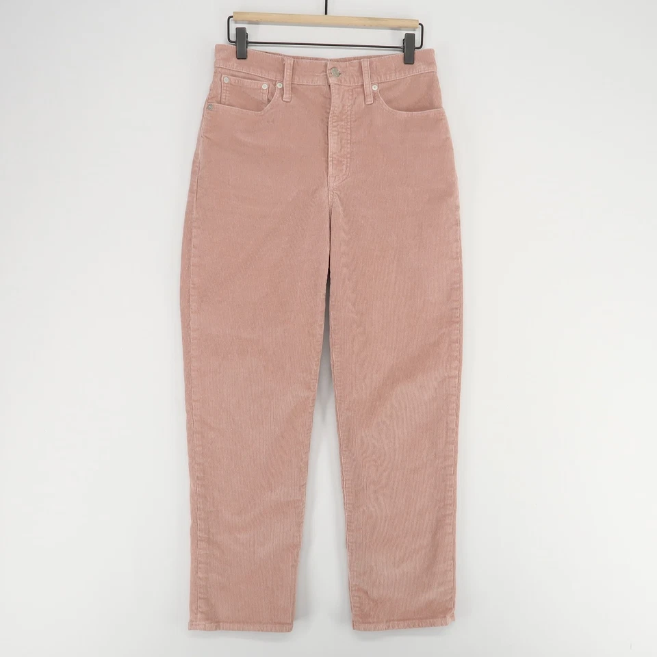 Jean recto Madewell The Perfect vintage pana para mujer 27 rosa cardo pálido Foto 1 de 4