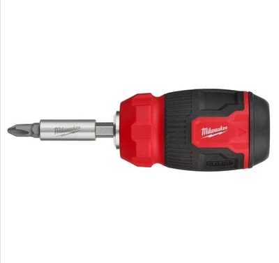 Milwaukee 48-22-2910 8-in-1 Compact Multi-Bit Screwdriver - Image 1 of 4