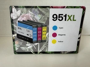 951xl ink cartridges 3 pack Exp 6/15 2025 Cyan, Magenta, Yellow New In Box - Picture 1 of 6