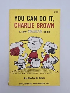 You Can Do It, Charlie Brown by Charles M. Schulz~1st Ed, 4th Printing~Paperback - Picture 1 of 12