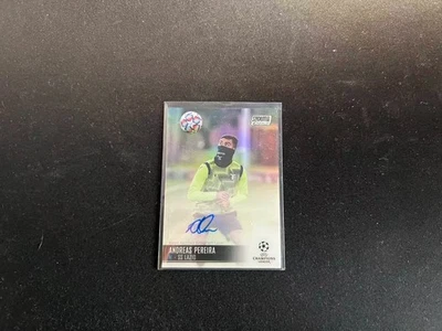 2020-21 Topps Stadium Club Chrome Soccer UCL Autograph #CA-AP Andreas Pereira - Image 1 of 2