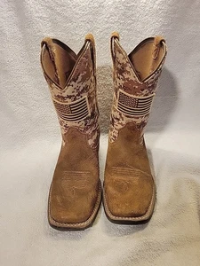 Ariat Sport Patriot 10019913 Westernstiefel Antique Mokka/Sand Camo Youth Größe 5 - Bild 1 von 9