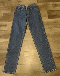 Vintage Guess Jeans High Waisted Measures 24x31 USA Blue Style 1050 LG - Picture 1 of 10