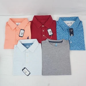 Johnnie-O Fairway, Coastal Wash, Mojave, & More Boys' Polos and T-Shirt Lot of 5 - Picture 1 of 16