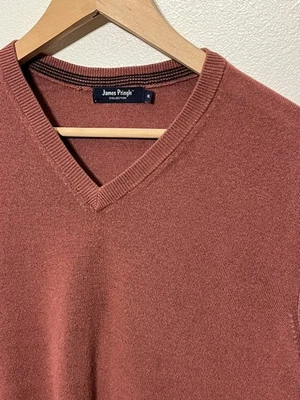 James Pringle dark terracotta Vest top knitted tank top size XL - Image 1 of 3