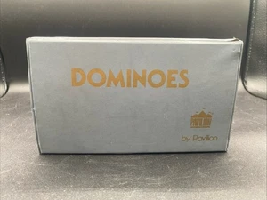 Vintage Pavillion Double Twelve 1994 Domino Set Color Dot W/Case & Instructions - Picture 1 of 4