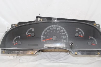 Speedometer Instrument Cluster 99 Ford F150/F250 Gauges 87,600 Miles SMALL CRACK - Image 1 of 3