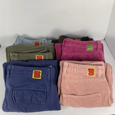 Empyre Pants Lot Of 6 Baggy Skater Corduroy Denim Cargo Grunge Loose Y2K  - Image 1 of 4