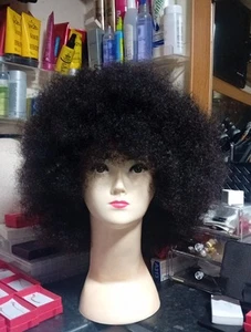 Afro kinky human hair wig - Picture 1 of 9