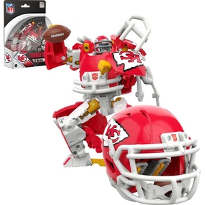 Transformers NFL Collaborative Deluxe Kansas City Chiefs KC-59 Helmet 251201 - Picture 1 of 6