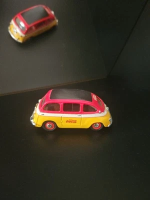 giocher 1/43 Fiat 600 Multipla Coca Cola - Immagine 1 di 4