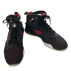Nike Air Huarache Black/Red Men’s Mid Top Basketball Sneakers-488054-061 Sz 10.5 - Picture 1 of 12