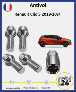 Ecrous antivol de roues Renault Clio 5 2019-2024