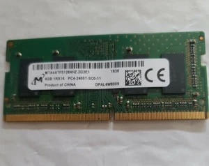 MICRON 4GB 1Rx16 DDR4 PC4-2400T SoDimm Memory Laptop Ram MTA4ATF51264HZ-2G3B1 - Picture 1 of 1