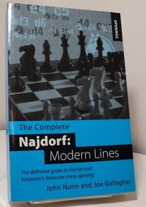 The Complete Najdorf : Modern Lines by J Nunn and J Gallagher - chess openings - Bild 1 von 2