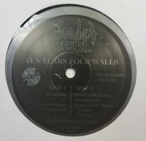 Freedom Sold – Ten Years And Four Walls Record Only Generic Sleeve 2000 VG+/VG+ - Picture 1 of 4