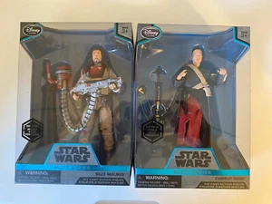 Star Wars Rogue One CHIRRUT IMWE and BAZE MALBUS Disney Elite Series Metal Figs - Picture 1 of 2