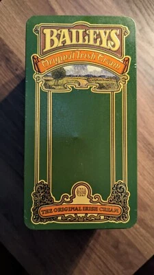 Vintage Baileys Original Irish Cream Liquor EMPTY Hinged Decorative Tin - Image 1 of 4