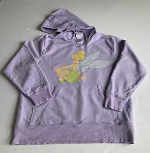 Disney Store Fairies Tinkerbell girls Lavender Hoodie Size L (10 - 12) - Picture 1 of 9