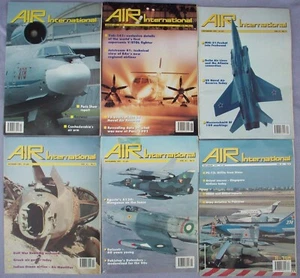 AIR INTERNATIONAL MAGAZINE x 6 July to December 1991 Aviation Aircraft History - Picture 1 of 1