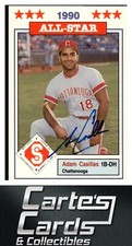 Adam Casillas 1990  Jennings Southern League #23 TTM/IP Signed Autographed