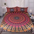 3D Red Pattern 45 Bed Pillowcases Quilt Duvet Cover Set Single Queen Ca