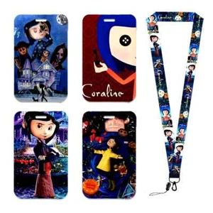 Coraline Lanyard Movie Card Holder Student Hanging Neck Phone Lanyard Badge - Picture 1 of 20