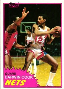 DARWIN COOK 1981 Topps Basketball # 77 FREE SHIPPING B11R4S7P18 - Picture 1 of 2