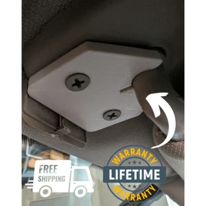 Cream Sun Visor Repair Kit Dodge RAM 1500 Trucks 2019-2024 - Picture 1 of 6