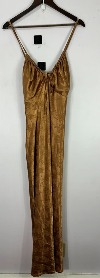 Wild Fable XL Bronze Babydoll Satin Slip Dress l Whimsigoth Y2K Fairy Grunge 90s - Image 1 of 4