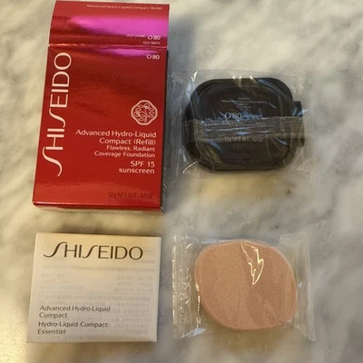 SHISEIDO Advanced Hydro-Liquid Compact Refill 0.42 oz O80 deep ochre SPF 15 - Image 1 of 4
