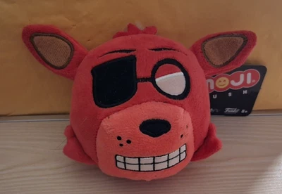 Five Nights at Freddy's Mymoji Red Pirate Foxy 5" Plush Head Soft Features NWT - Image 1 of 4