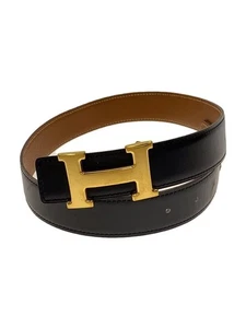 HERMES Constance Reversible Belt Leather black Women - Picture 1 of 6