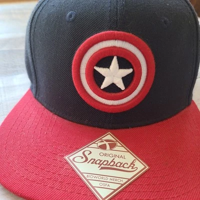 Boné Capitão América Escudo Vingador Marvel original snapback NOVO SUPER HERÓIS - Imagem 1 de 4