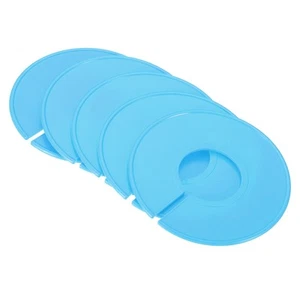 6pcs Clothes Dividers, Clothing Rack Size Dividers Round Separator, Light Blue - Picture 1 of 5